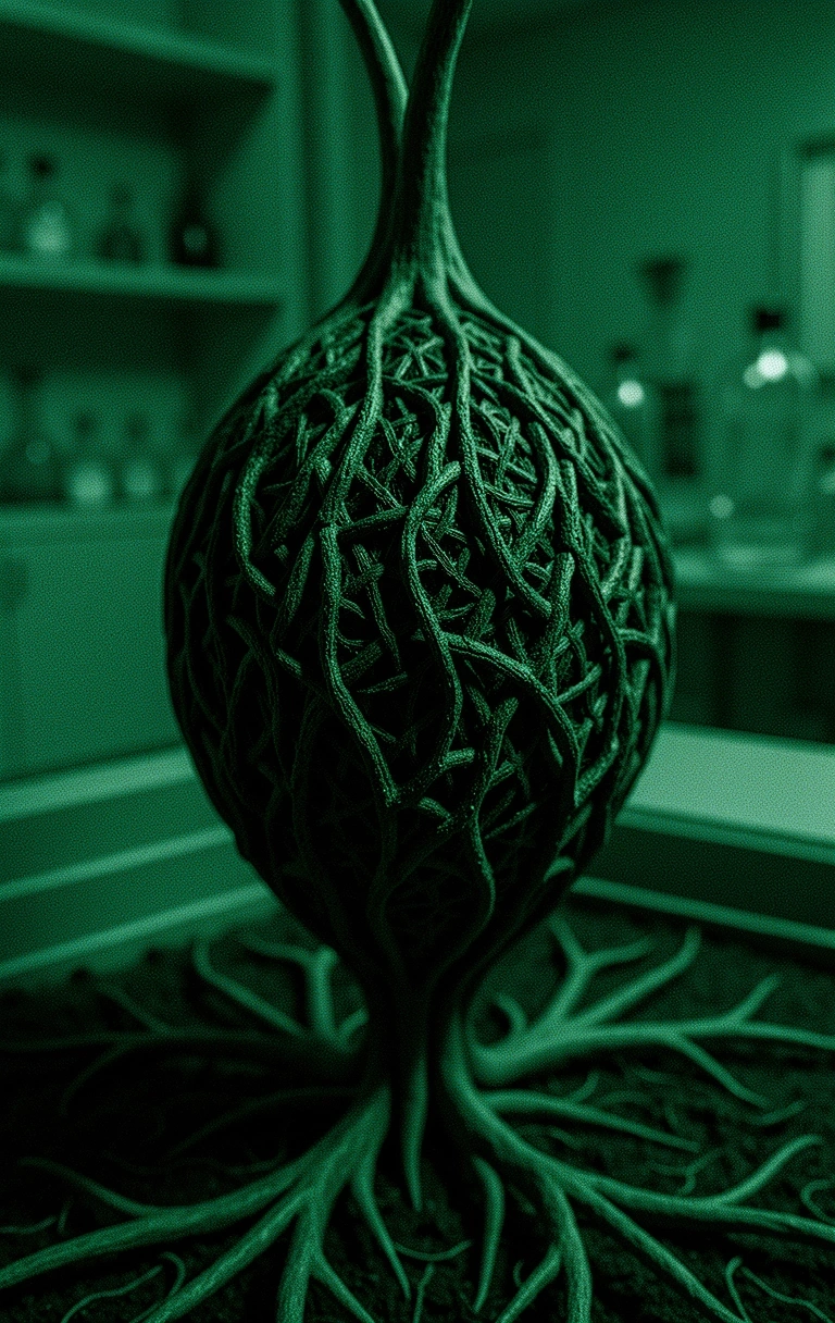 Macro botanical structure representing natural blueprint